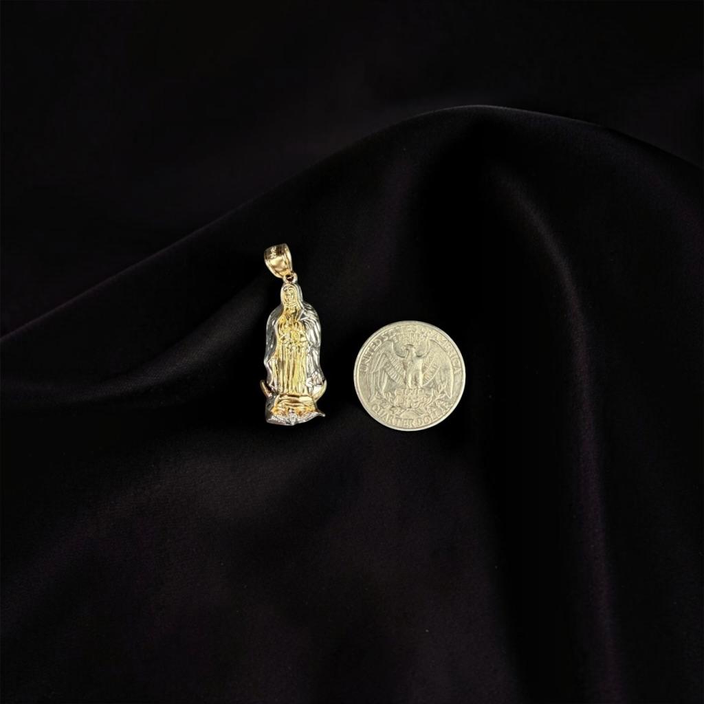DIJE VIRGEN DE GUADALUPE EN ORO 14 K