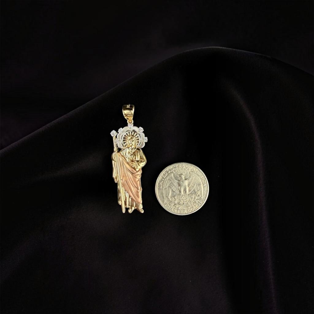 DIJE SAN JUDAS EN ORO 14 K
