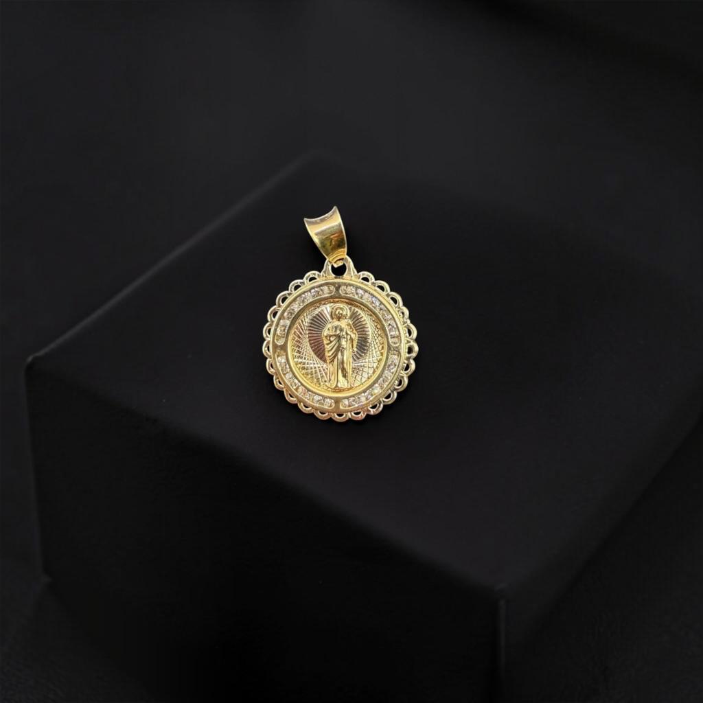 MEDALLA SAN JUDAS EN ORO 14 K