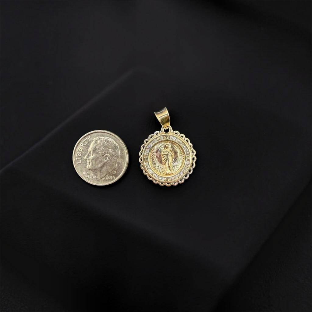 MEDALLA SAN JUDAS EN ORO 14 K