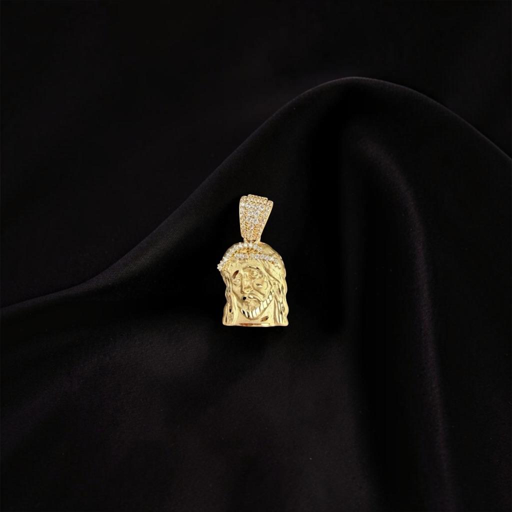 DIJE CRISTO EN ORO 14 K