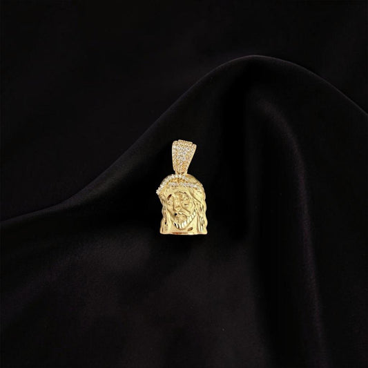 DIJE CRISTO EN ORO 14 K