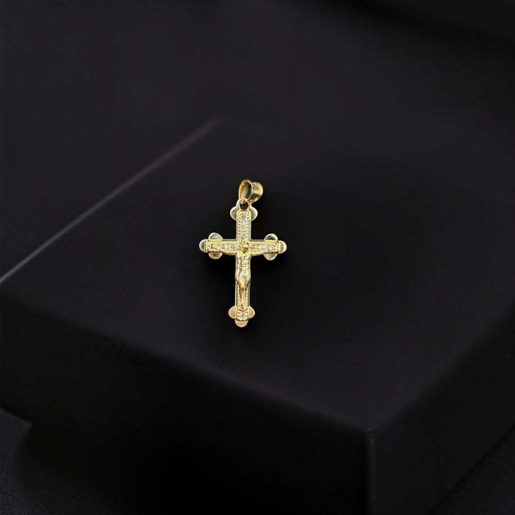 CRUCIFIJO EN ORO 14 K
