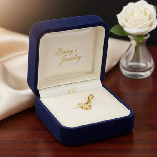 DIJE MINI MARIPOSA EN ORO 10 K