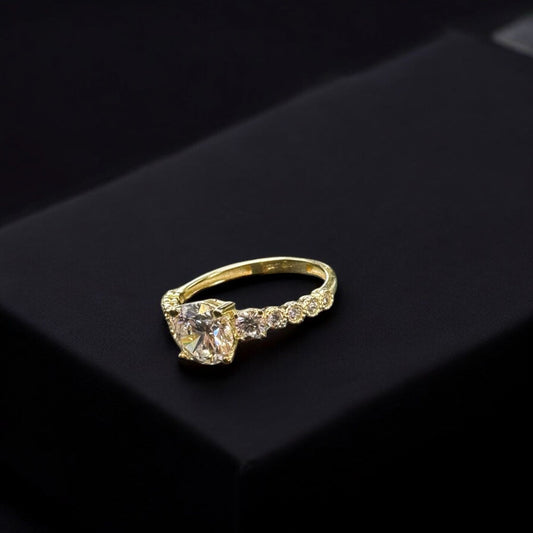 ANILLO DE COMPROMISO EN ORO MEXICANO 10 K