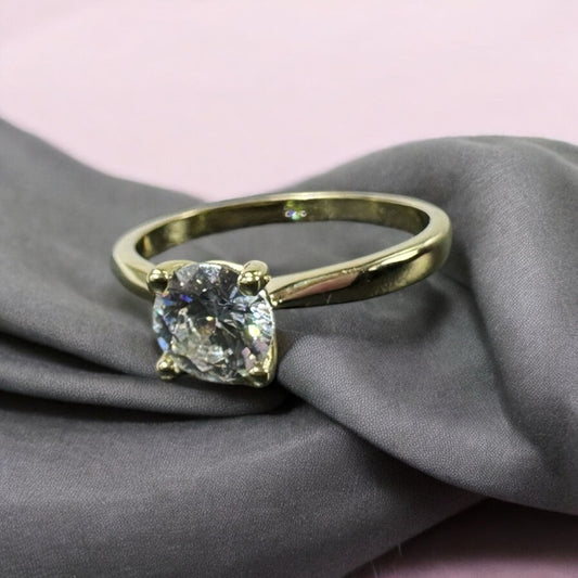 ANILLO DE COMPROMISO EN ORO MEXICANO 10 K