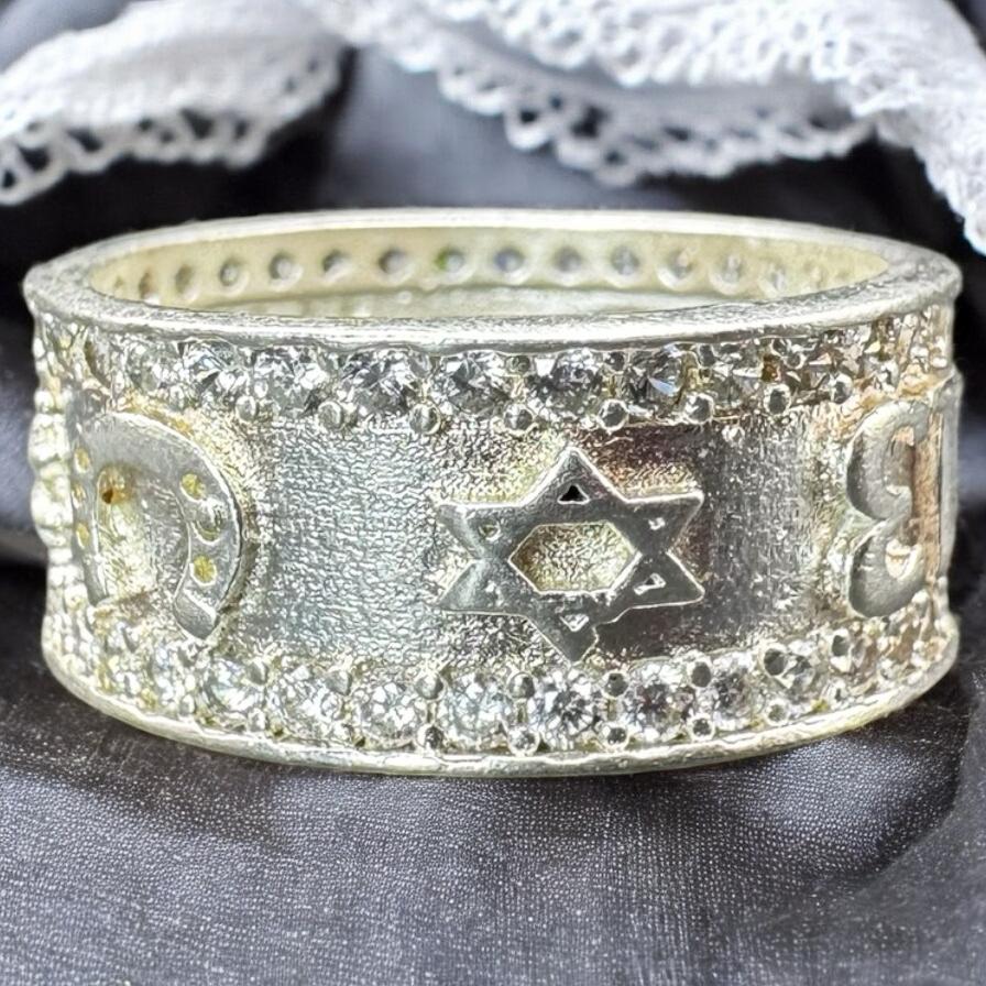 ANILLO DE LA SUERTE EN PLATA MEXICANA .925
