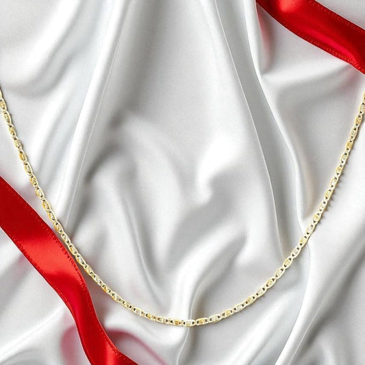 CADENA VALENTINO EN ORO MEXICANO 14 K