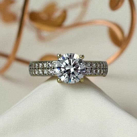 ANILLO DE COMPROMISO EN ORO MEXICANO 10 K