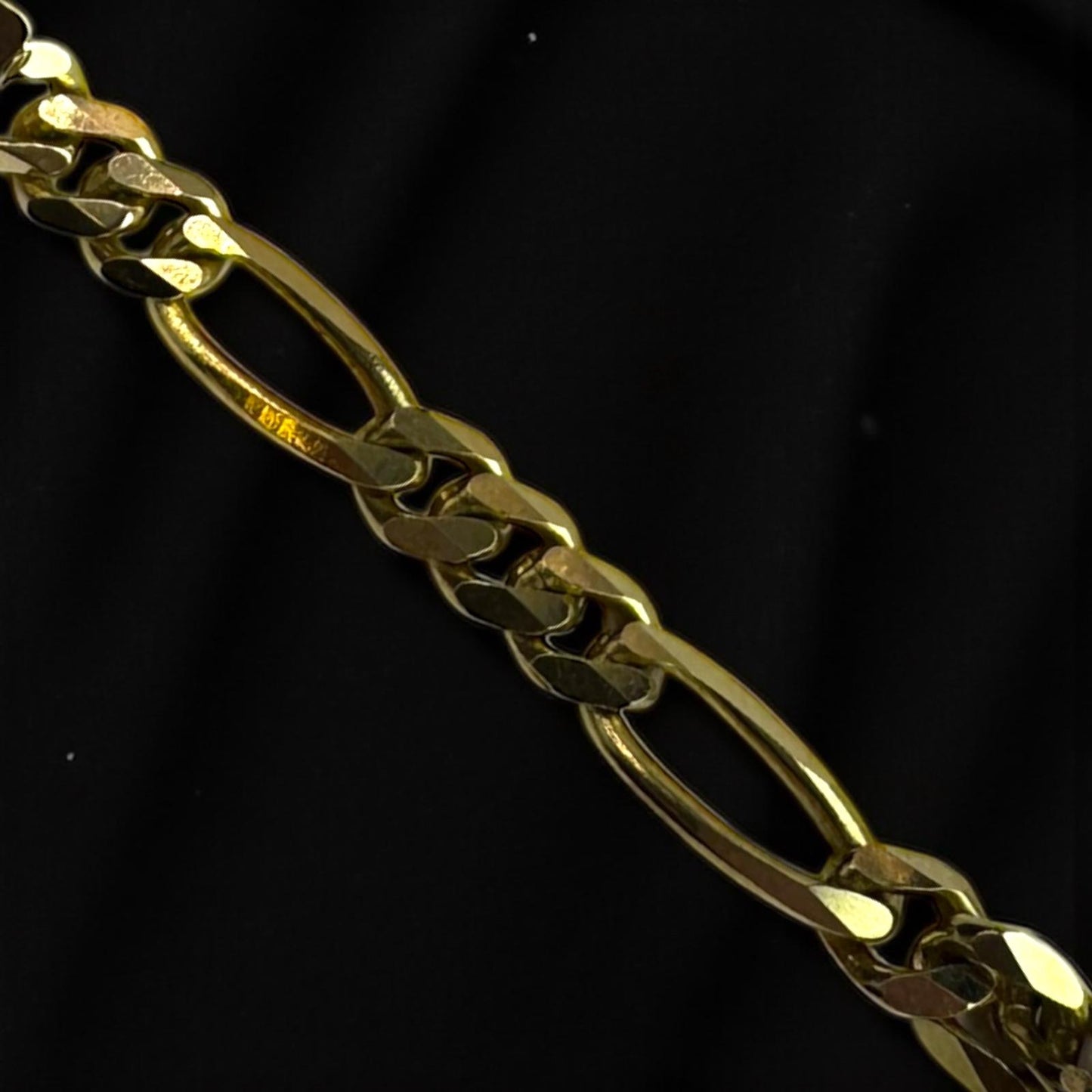 ESCLAVA PARA CABALLERO FIGARO EN ORO MEXICANO 10 K