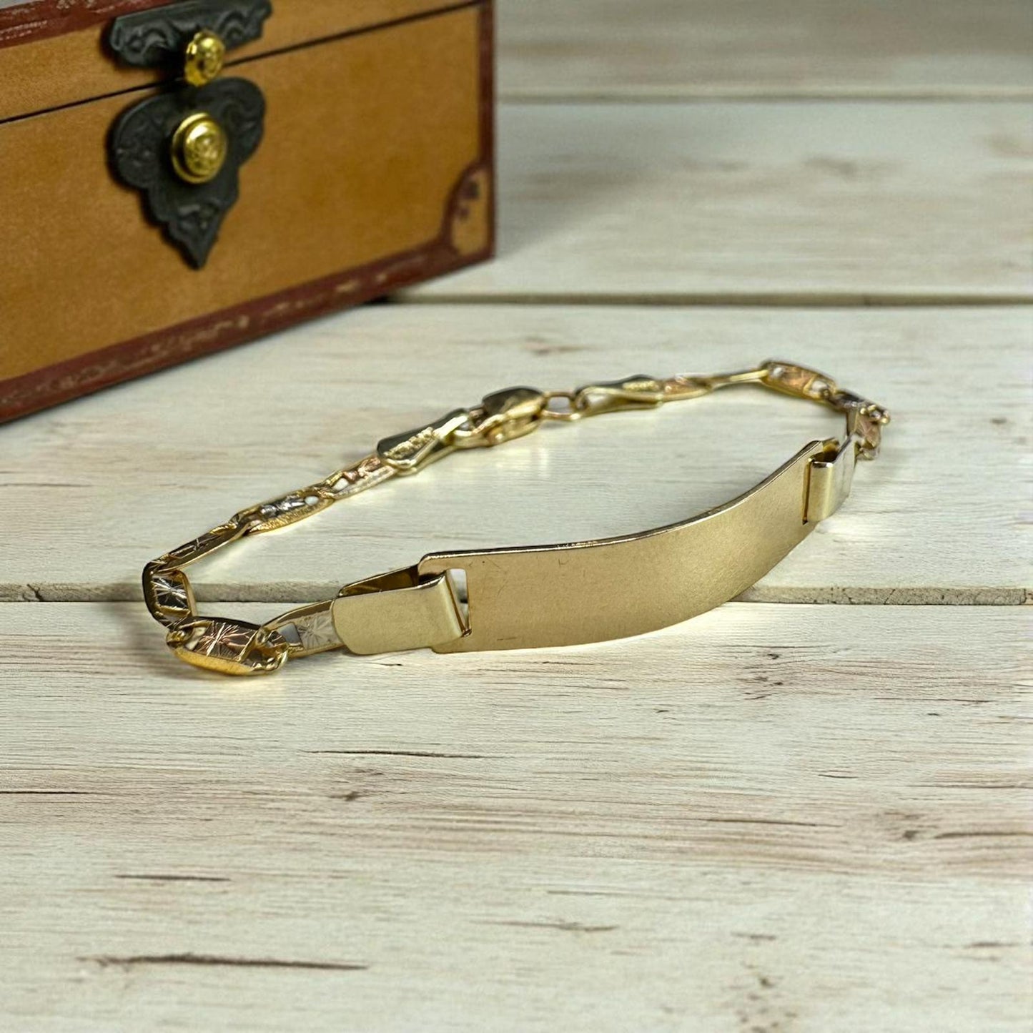 ESCLAVA PARA BEBE EN ORO MEXICANO 10 K