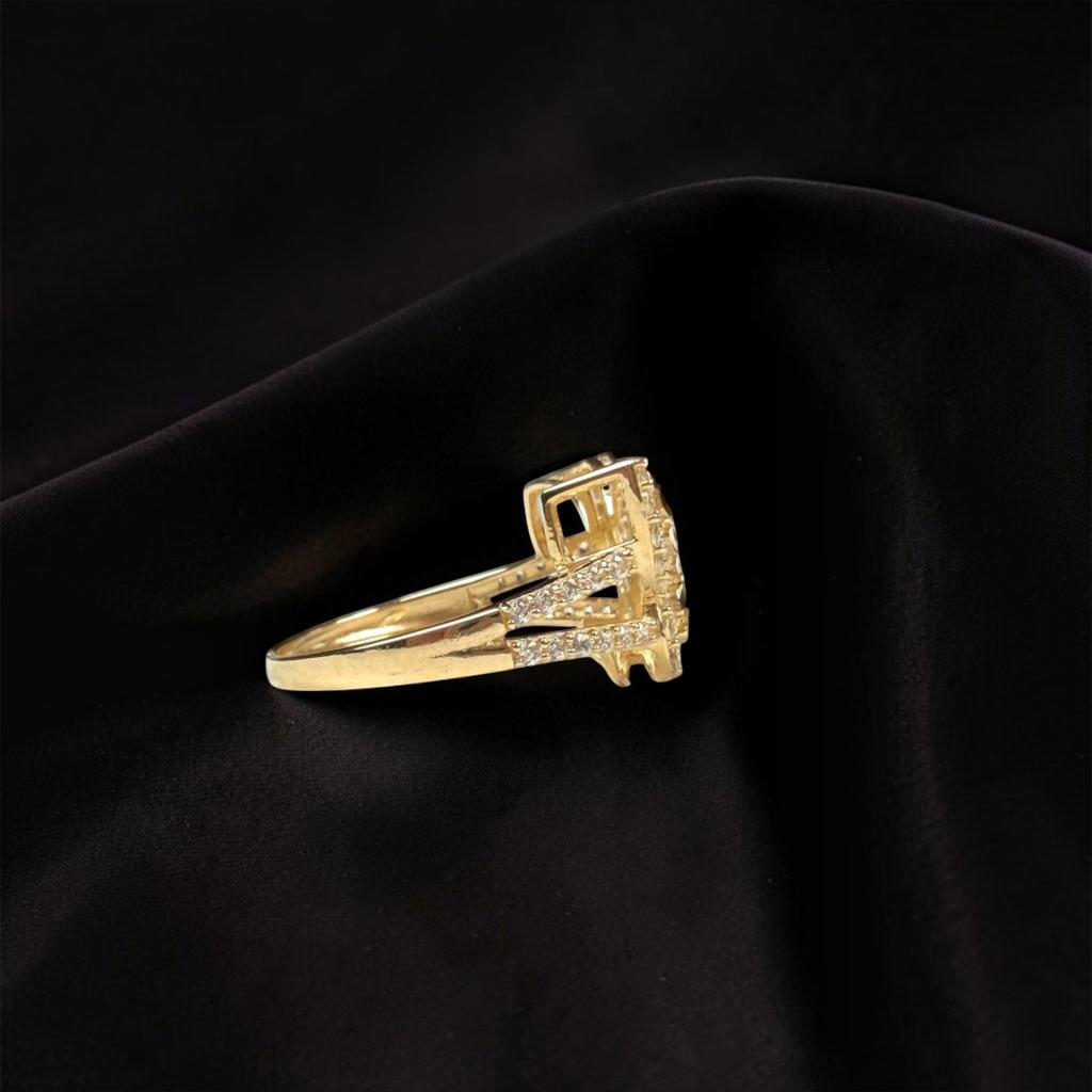ANILLO NUGGET MARIPOSA EN ORO 14 K