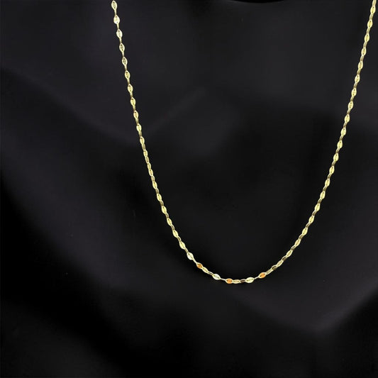 CADENA MARQUISE ADIAMANTADA EN ORO 14 K