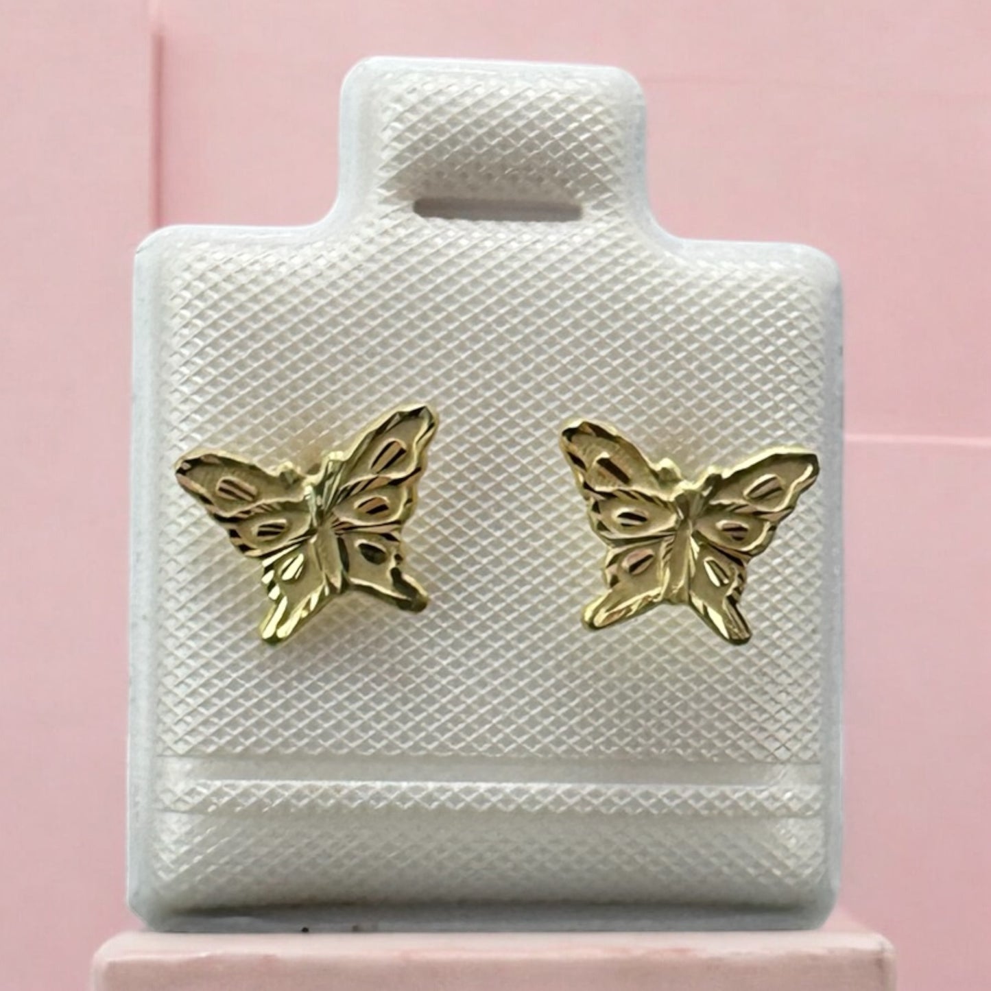 BROQUEL DE MARIPOSA EN ORO MEX. 10 K